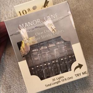 NEW Clear clip shimmer string lights for photos